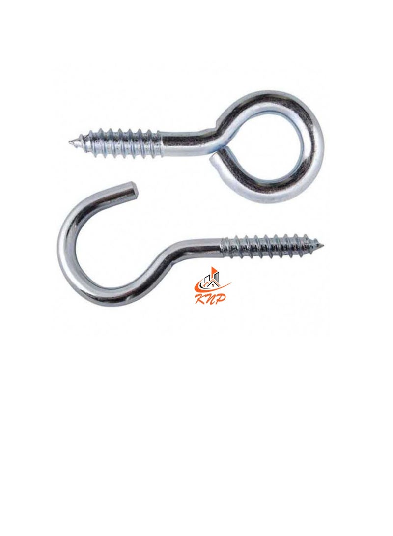 KNP Hooks and Eyes - Pack of 100 pairs (23 x 2mm) - Image 1