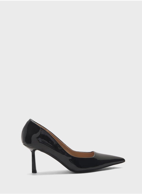 Brynnn Pointed Toe Mid Heel  Pumps