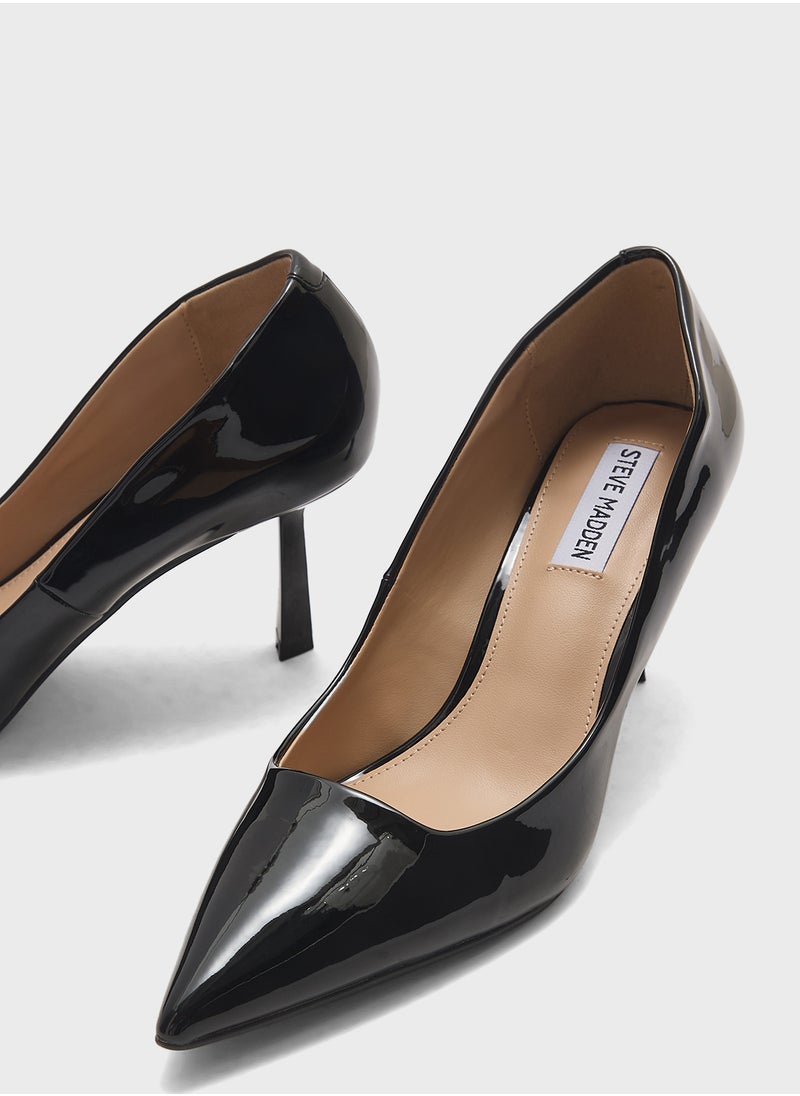 STEVE MADDEN Brynnn Pointed Toe Mid Heel  Pumps  - Image 4