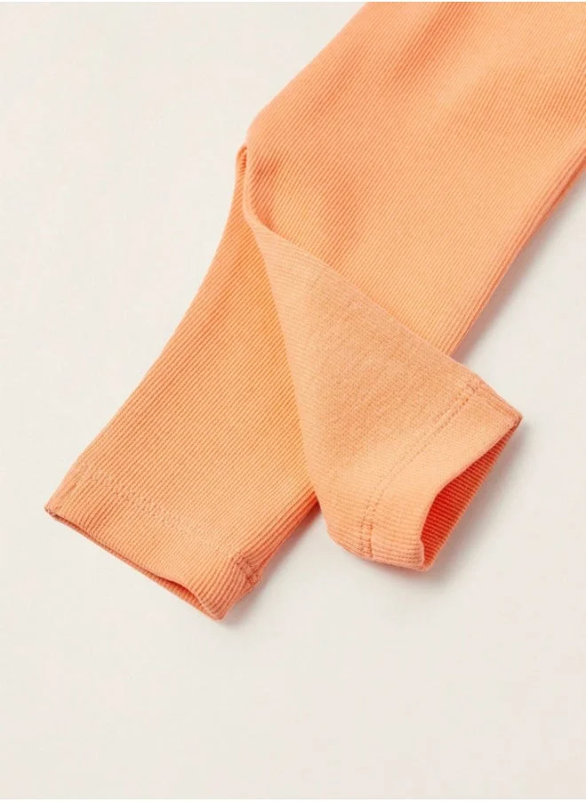 زيبي Trousers with Removable Straps for Newborns, Orange