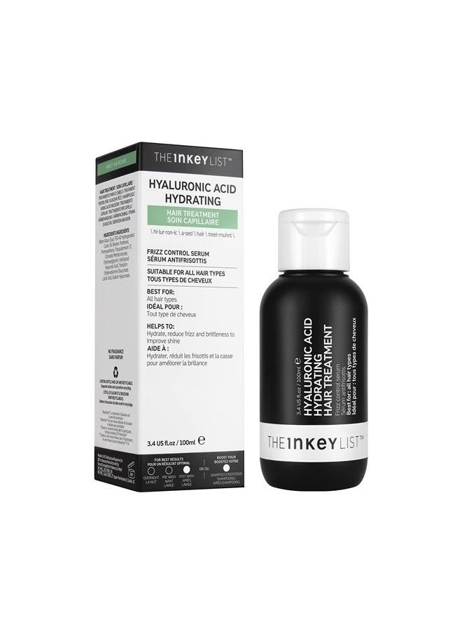 The Inkey List Hyaluronic Acid Hydrating Hair Treatment to Reduce Frizz and Brittlness to Improve Shine 100ml, (IH001KM)  - Image 2