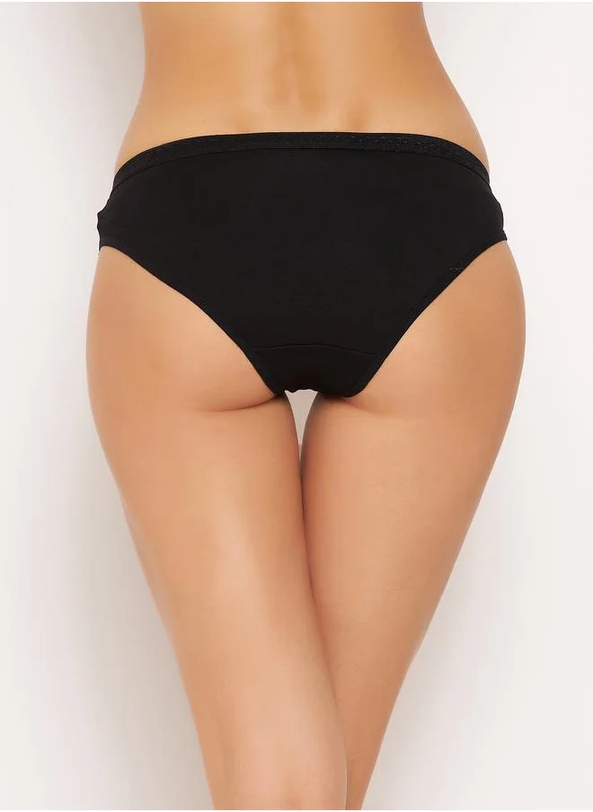 Clovia Clovia Pack of 3 - Solid Low Waist Bikini Briefs