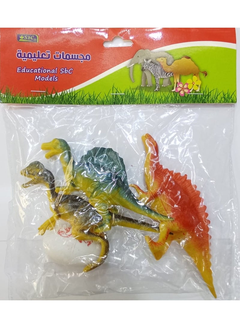 SBC Educational Dinosaur Toys - Kids Realistic Toy Dinosaur Figures for Cool Kids and Toddler Education - Image 1