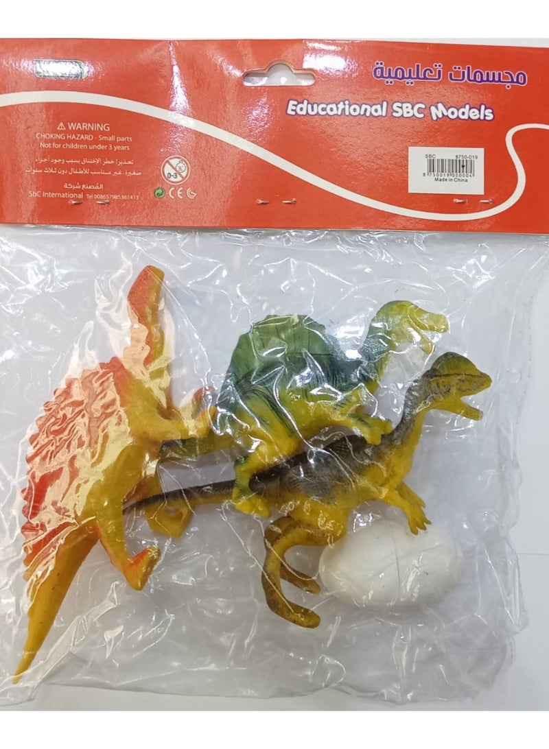 SBC Educational Dinosaur Toys - Kids Realistic Toy Dinosaur Figures for Cool Kids and Toddler Education - Image 2