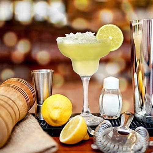 RAGYULA Crystal Clear Margarita Cocktail Wine Glasses Classic for Drinking Wide Mouth Cocktail Wine Drinking Glasses Glass Super Clarity Clear Set 190ml Transparent Set of 6 - Image 4