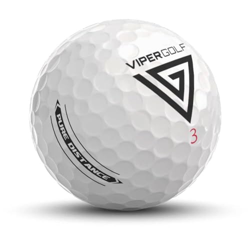 Viper Golf VIPERGOLF Pure Distance Golf Balls - White (Pack of 12) - Image 5
