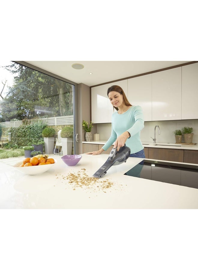 Black and Decker Cordless Hand Vacuum Cleaner Grey