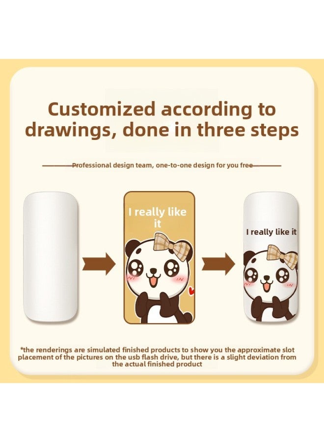 Creative Cute Cartoon 3.0 Car Music Computer Mobile Phone U Disk Enterprise Gift Usb Usb Usb-Color:Cute Full Score-Capacity:8GB  - Image 5