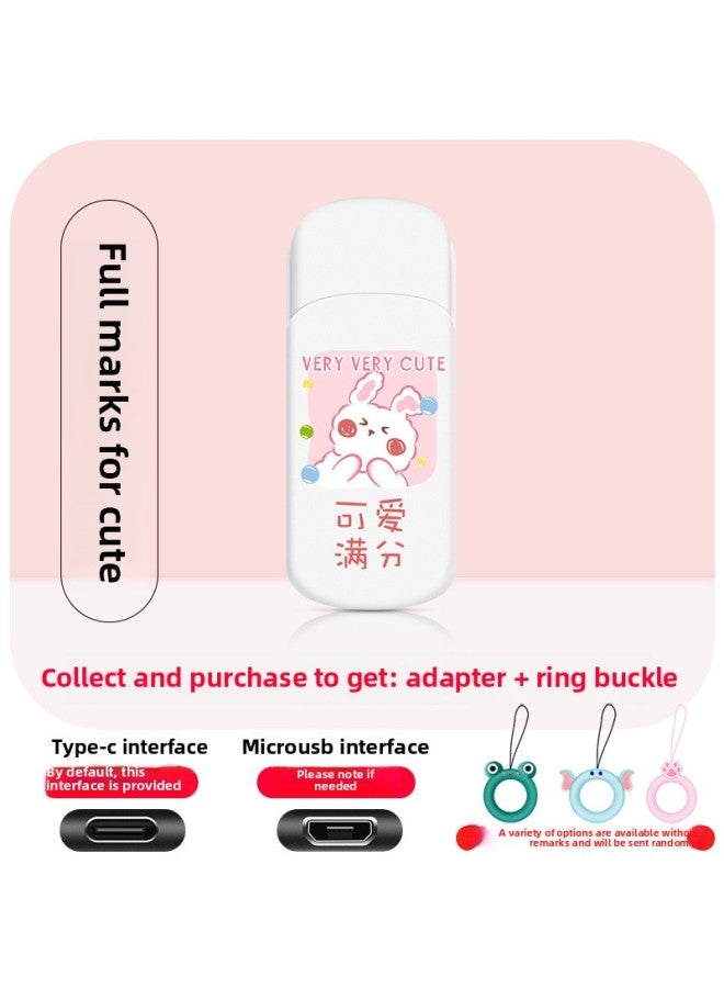 Creative Cute Cartoon 3.0 Car Music Computer Mobile Phone U Disk Enterprise Gift Usb Usb Usb-Color:Cute Full Score-Capacity:8GB  - Image 1