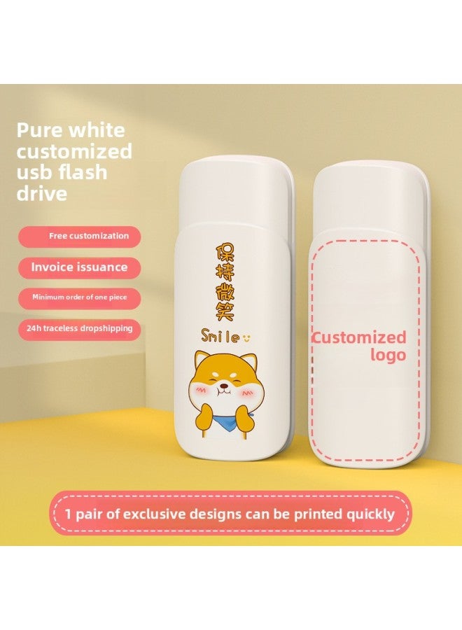 Creative Cute Cartoon 3.0 Car Music Computer Mobile Phone U Disk Enterprise Gift Usb Usb Usb-Color:Cute Full Score-Capacity:8GB  - Image 2