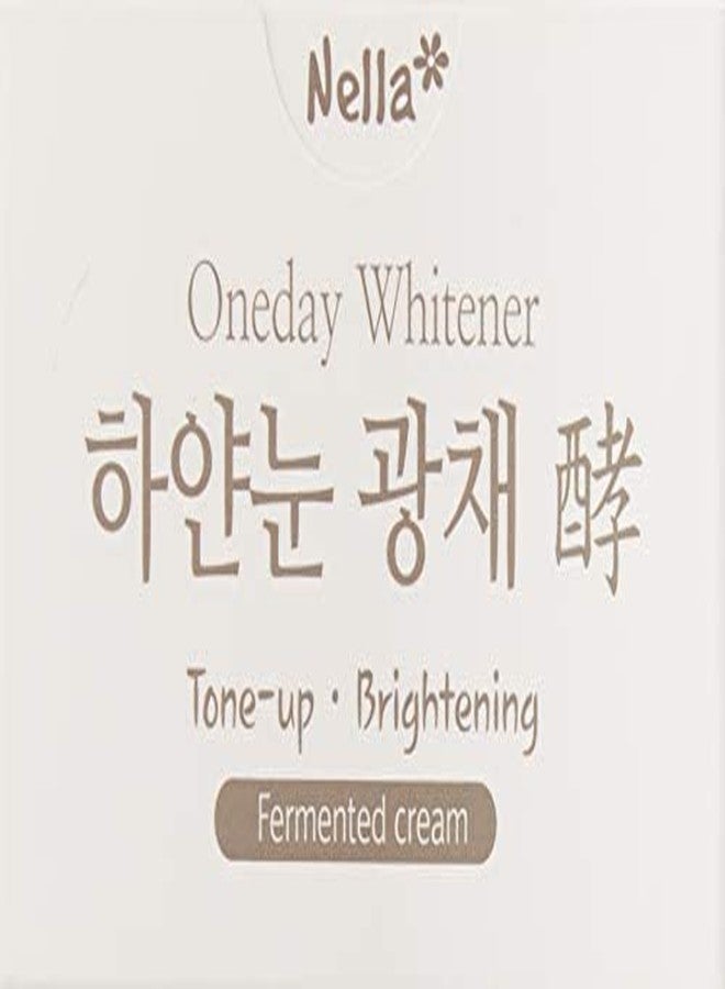 Nella Whitening and Brightening Tone-Up Cream, Fermented Natural Ingredients, Korean Beauty, 50 ml - Image 3