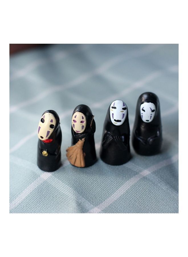 NIBEMINENT 4-Piece Hayao Miyazaki No Face Man Model Toy - Image 4