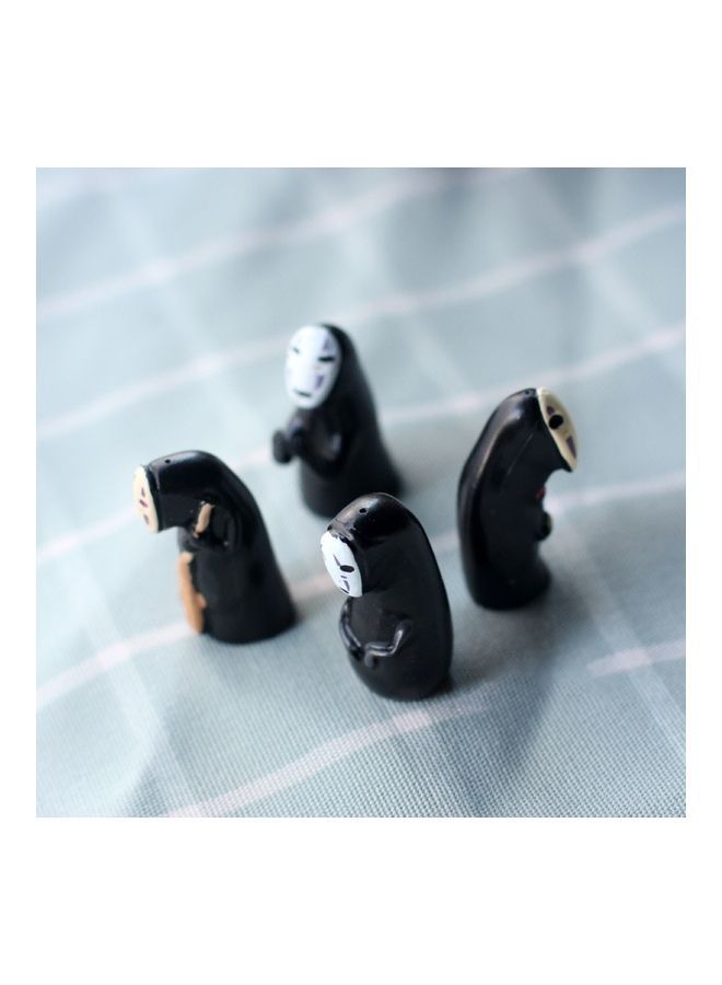 NIBEMINENT 4-Piece Hayao Miyazaki No Face Man Model Toy - Image 5