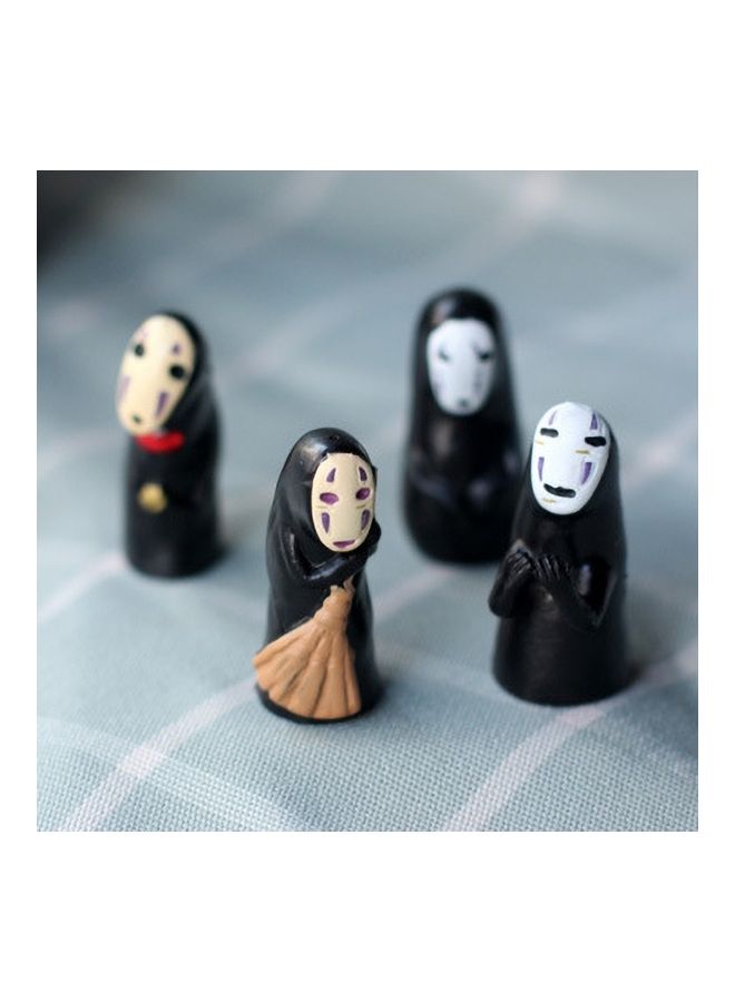 NIBEMINENT 4-Piece Hayao Miyazaki No Face Man Model Toy - Image 3