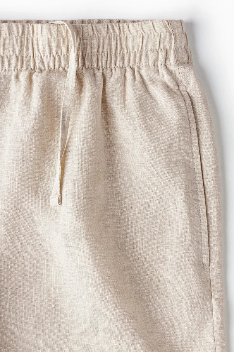 H&M  Relaxed Fit Linen shorts for Men | Best Price UAE