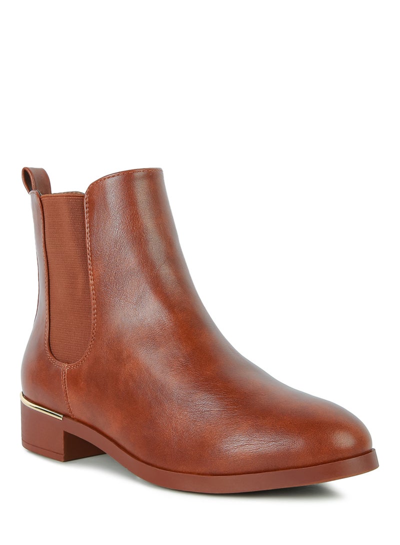 London Rag Brown Winter Basic Ankle Boot - Image 2