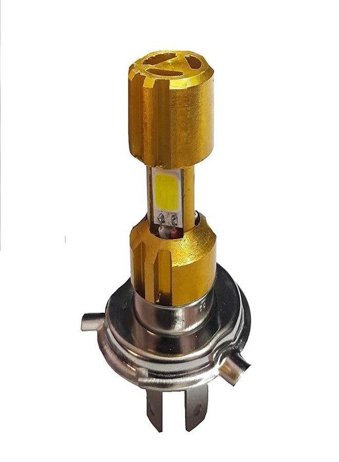 A2D مصباح أمامي للدراجة A2D H4-Mi 6000k Cree LED فائق السطوع، بديل مثالي للمصباح الأصلي، يوفر إضاءة عالية ومنخفضة للغاية - متوافق مع Yamaha SZ - Image 1