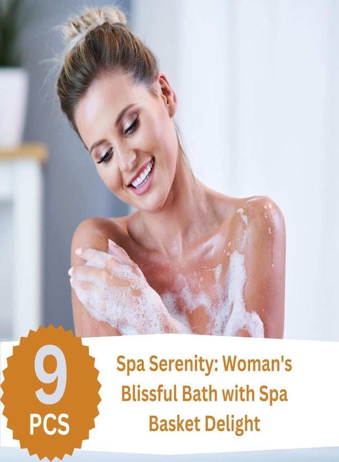 Draizee Luxury Spa Gifts for Women - 9 Pcs Frankincense & Jasmine Scented Bath and Body Spa Set-Self Care Package, Present for Mom-Bath Basket-Body Care Set for Her - Image 5
