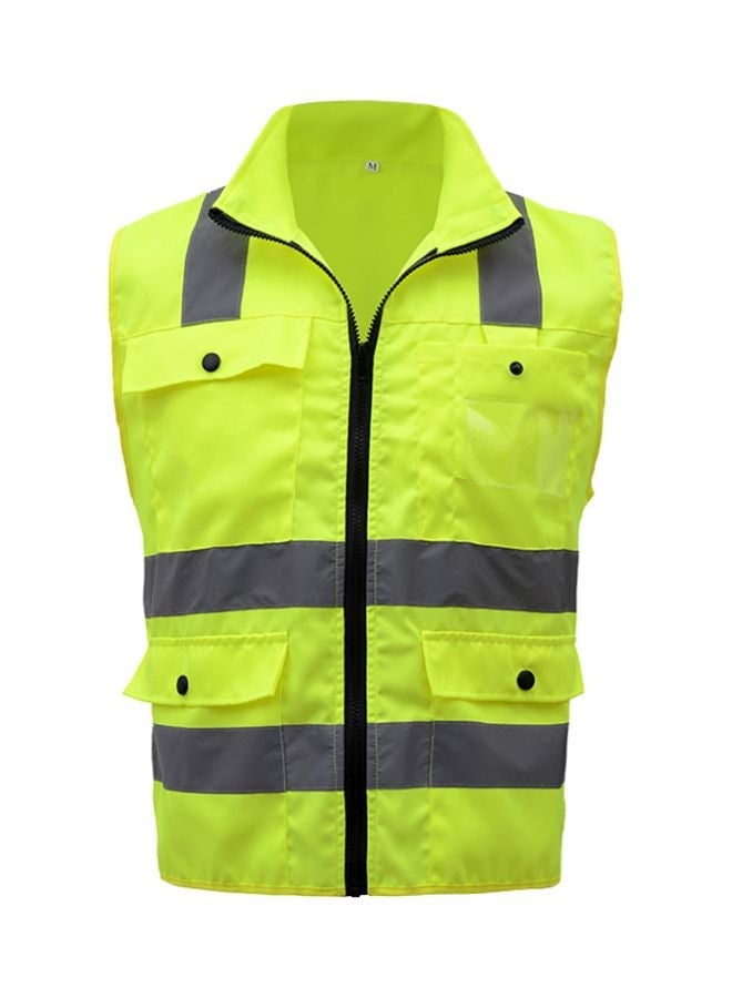 NIBEMINENT Reflective Safety Vest Yellow/Silver - Image 1
