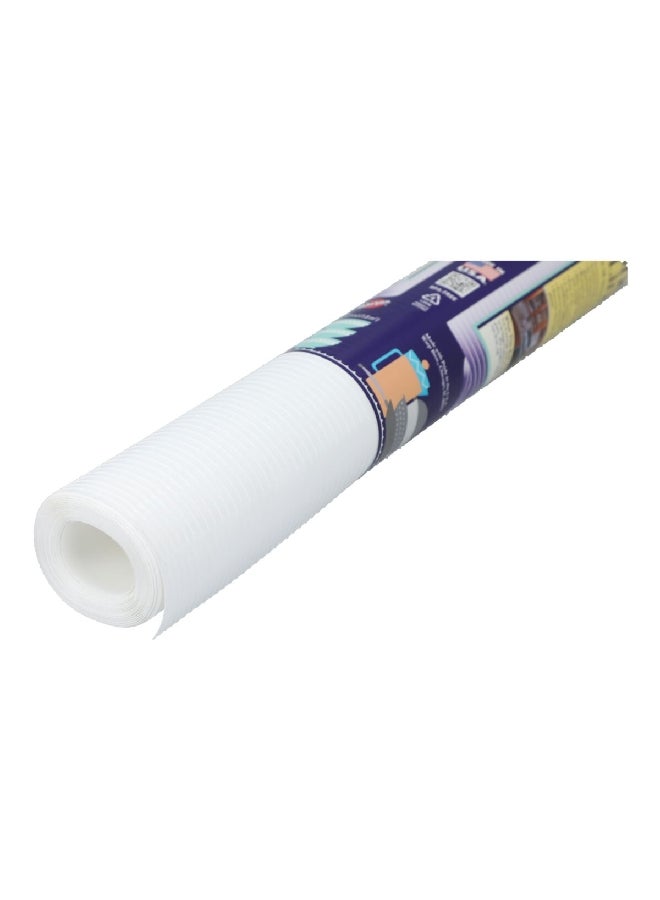 Warp's Long Lasting Ribbed Shelf Liner White 24  x 120 Inch PM210-W - Image 2