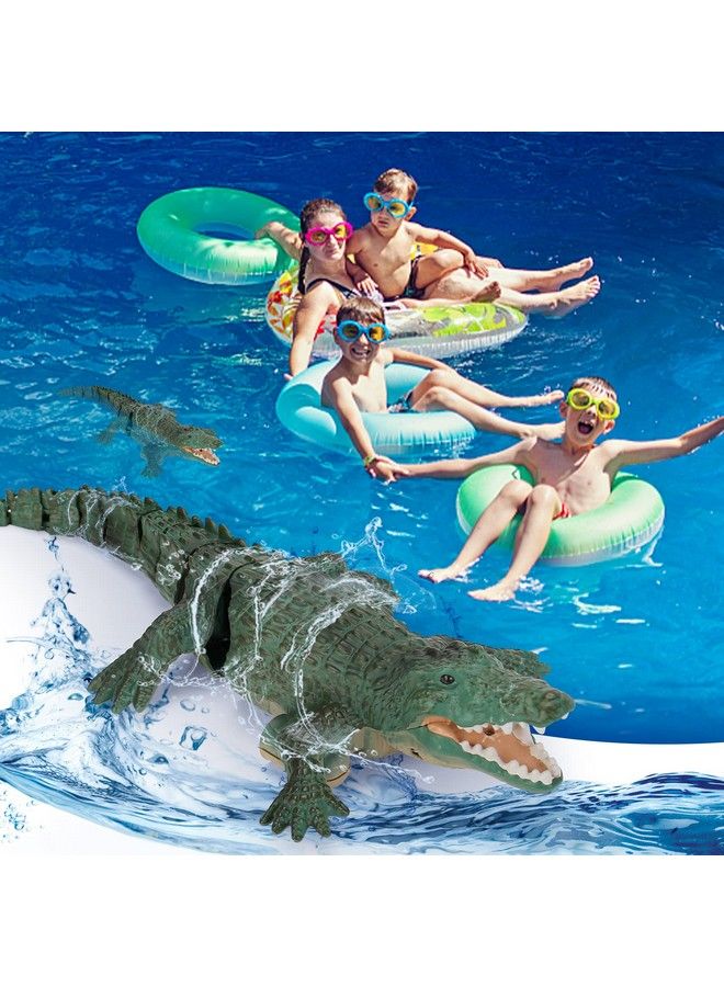 GearRoot Remote Control Crocodile Toys High Simulation Rc Crocodile Pool Toys For Kids Age 812 Great Gift Rc Boat Alligator Toys For 6+ Year Old Boys And Girls - Image 3