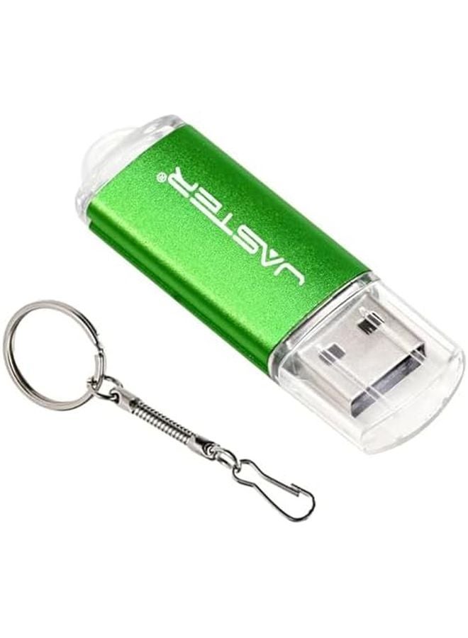 128GB Green USB 2 0 Flash Drive With Key Chain Fashion Pendrive Gift 9 Colors - Image 2