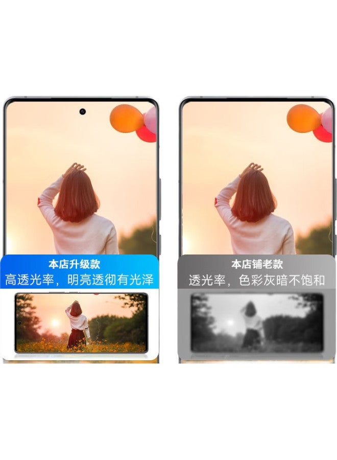 Koolife [Two Sets] Compatible With Huawei Pura70Ultra Lens Protector, P70Ultra Camera Protective Film, Ar Anti-Reflective Rear Film, Phone Camera Lens Cover, Non-Destructive - Image 3