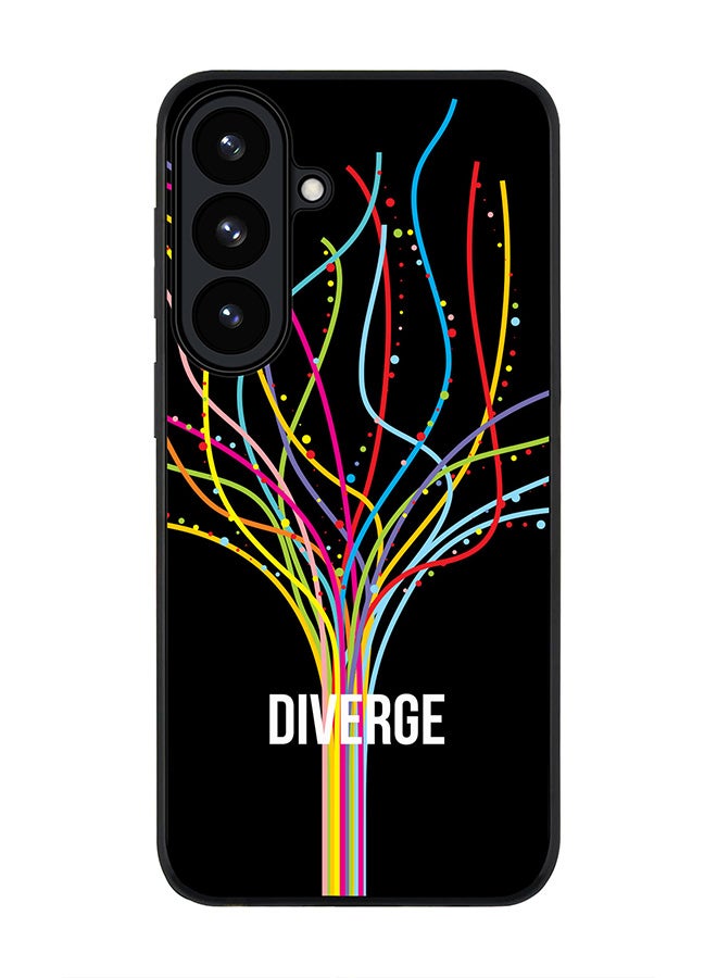 For Samsung Galaxy S26 Case,Slim fit Camera Protection, Shockproof Thin Phone cover  - Diverge (Black)