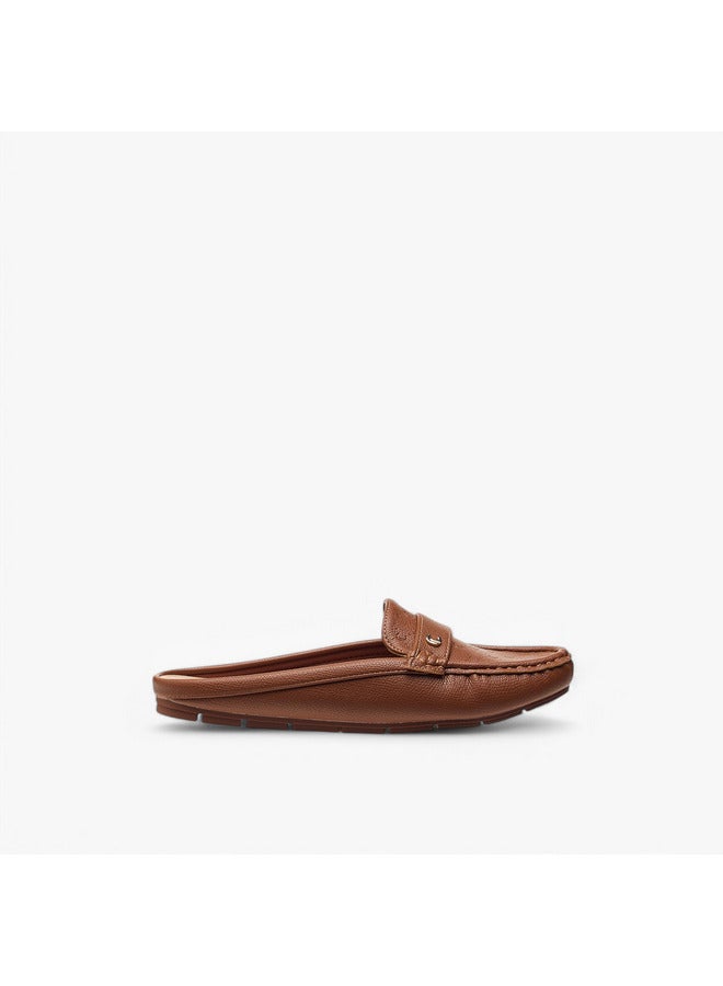 Le Confort Women's Textured Slip-On Mules  - Image 3
