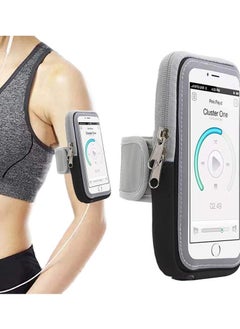 Running Armband Phone Holder for Running Full Touchscreen Phone Arm Bands for Running Sports Phone Holder with Adjustable Band for iPhone 13 Pro Max 12 11 Xs Xr 8 7 Galaxy S20 S10 S9 S8