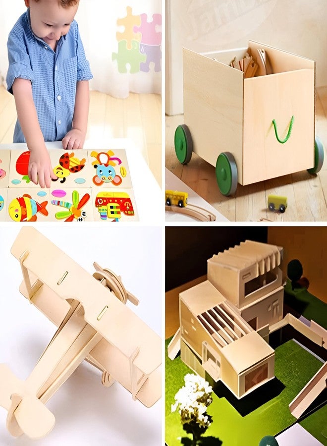 SWAGSTATION قطع خشبية MDF فارغة من SWAGSTATION، مثالية للأعمال اليدوية، والفنون، والديكوباج، والوسائط المتعددة، وسجلات القصاصات، ومستلزمات الحرف اليدوية. قواعد أكواب مربعة فارغة، 3 بوصات، 12 قطعة. - Image 4