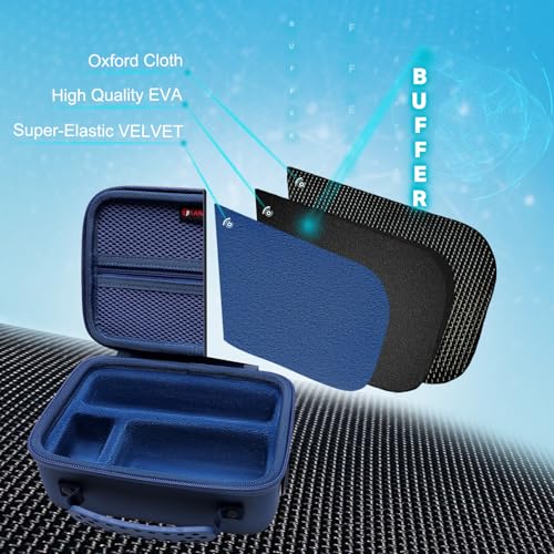 XANAD Hard Case for Sony Alpha ZV-E10 / ZV-1 / ZV-1F / ZV-E10 II/ZV-1 II Vlogging Camera with Vlogger Accessory Kit Tripod (GP-VPT2 BT) and Microphone - Carrying Storage Bag（Blue） - Image 3