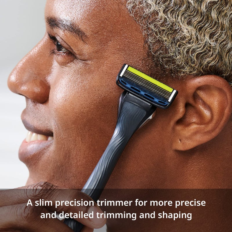 Dorco Pace 5 Pro Razors - Shaving System For Men with Trimmer - 16 Refill Cartridge Set - Image 3