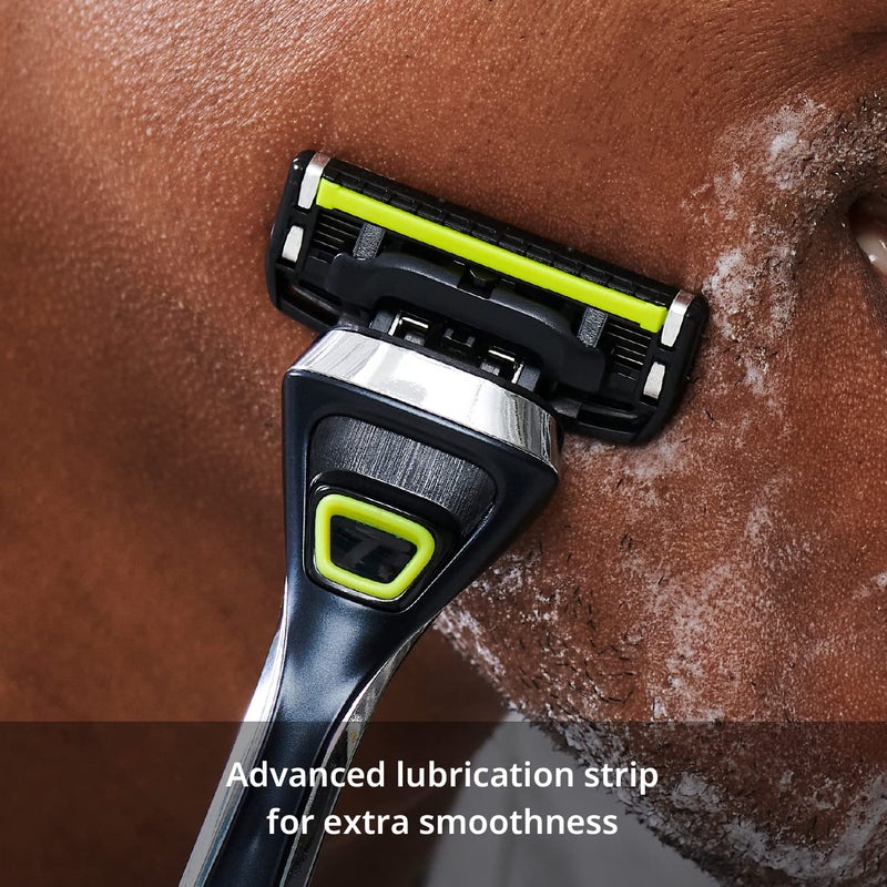 Dorco Pace 5 Pro Razors - Shaving System For Men with Trimmer - 16 Refill Cartridge Set - Image 2