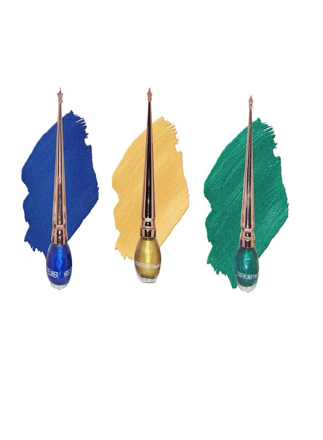 BIGWIG GLITTER EYELINER MULTICOLOR (BLUE,GOLDEN, GREEN)3ML - Image 1