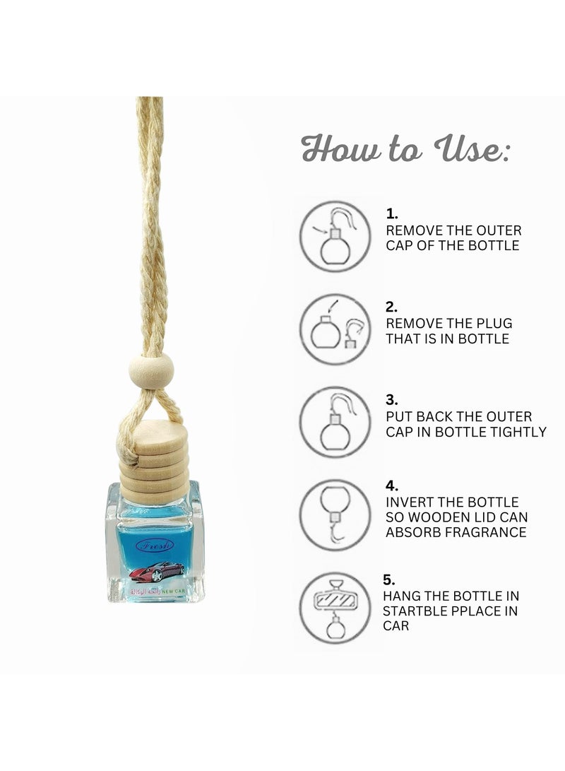 FRESH New Car Air Freshener - Hanging Perfume Diffuser - Image 4