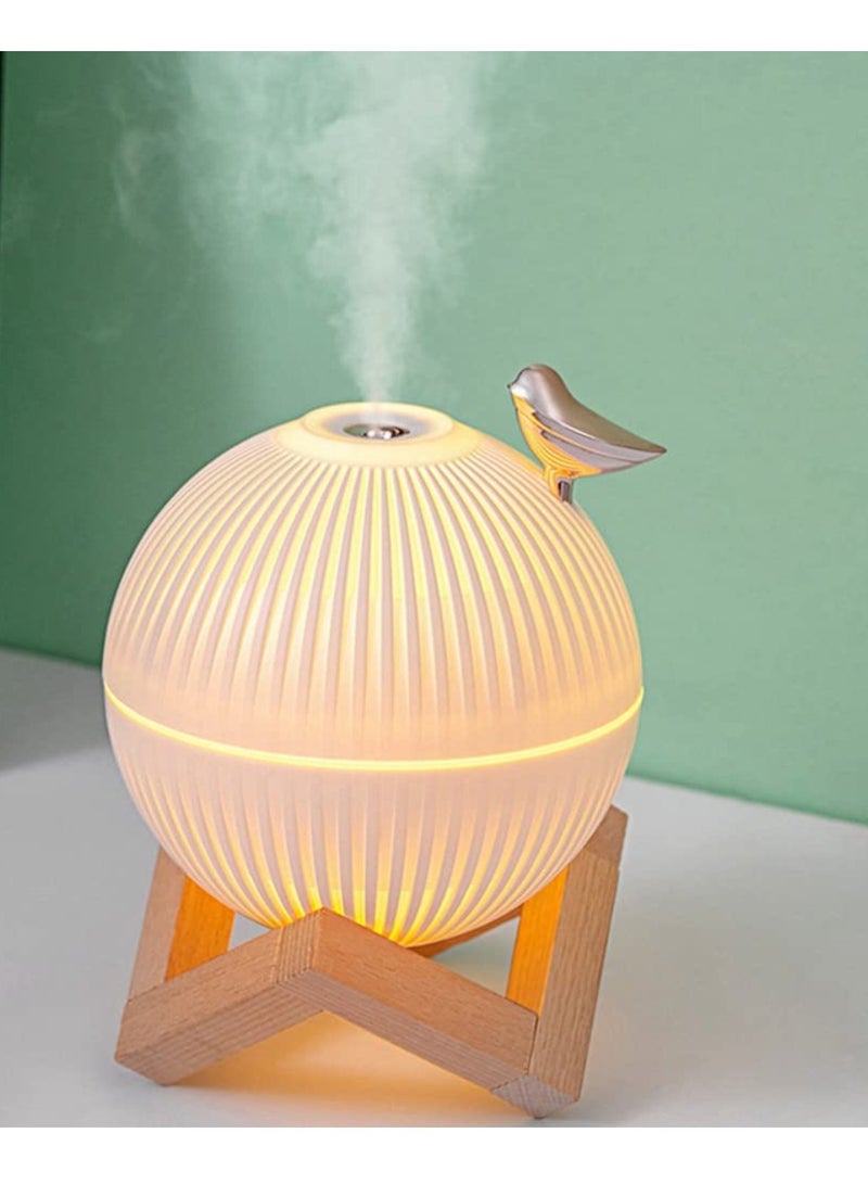 DIGI CORE USB Ultrasonic Air Humidifier Ultrasonic Cool Mist Maker Home Office Atomizer Air Freshener Aroma Diffuser Llavabo Bird 330ml - Image 2