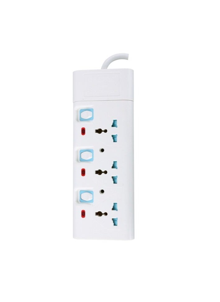 GEEPAS Geepas 3 Way Extension Socket 13A - Extension Lead Strip With LED Indicators | Child Safe, Extra Long Cord With Over Current Protected | Ideal For All Electronic Devices  - Image 2