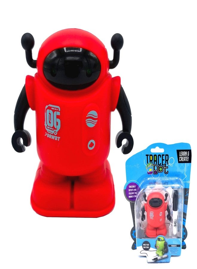 MukikiM TracerBot - Mini Inductive Robot That Follows The Black Line You Draw. Fun, Educational, and Interactive STEM Toy with Limitless Ways to Play! Promotes Logic and Creativity Training. - Image 2