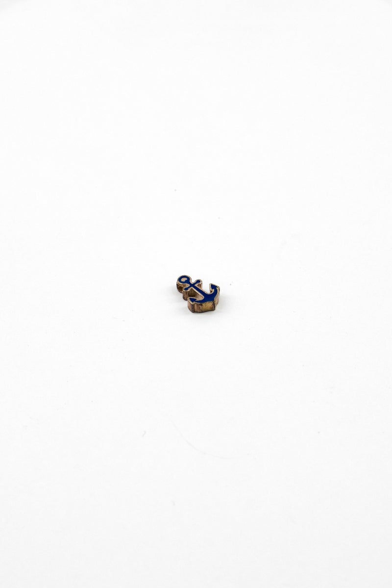 ALEX AND ANI Infusion Anchor Slider Charm, Blue  - Image 1