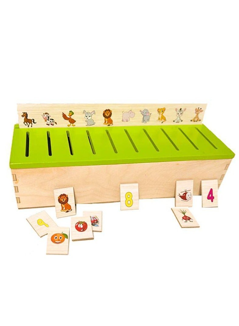 iLearn wooden Matching box - Image 1