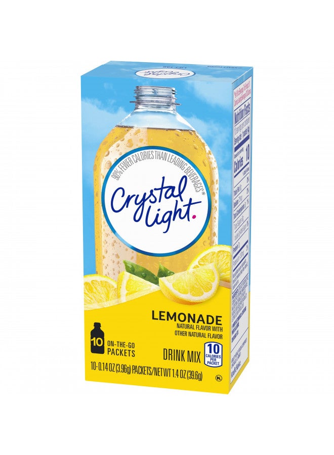 Crystal Light Crystal Light Lemonade, 10 On-the-Go Packets (Pack of 4) - Image 4