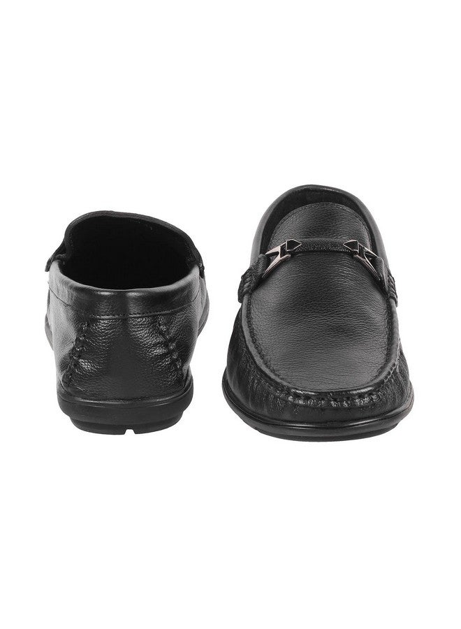 مترو حذاء مترو رجالي من الجلد الأسود (مقاس (7 المملكة المتحدة (41 الاتحاد الأوروبي)) - Image 5