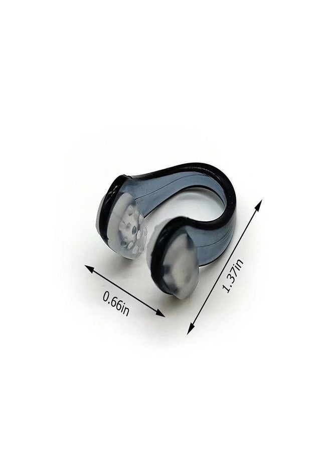 Zooshine Set of 4 Waterproof Anti-Slip Swimming Nose Clips Nose Plugs for Swimming Swimming Nose Clips for Adults Kids - Image 3