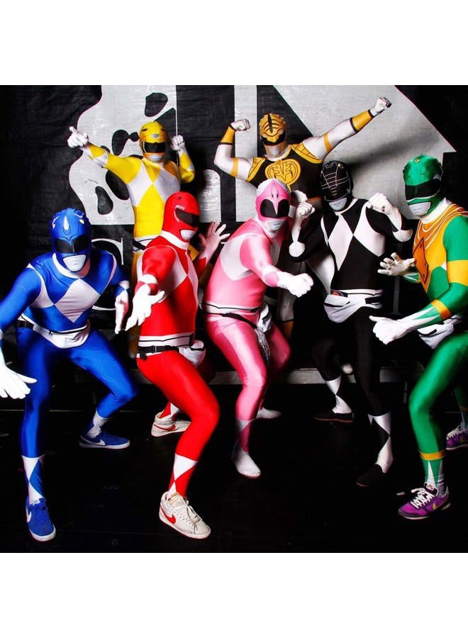 Morphsuits Men's Power Rangers Adult Sized Costume, White, L UK - Image 3