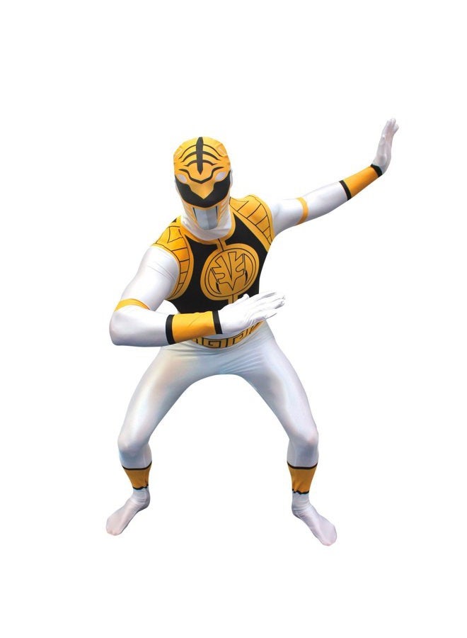 Morphsuits Men's Power Rangers Adult Sized Costume, White, L UK - Image 2
