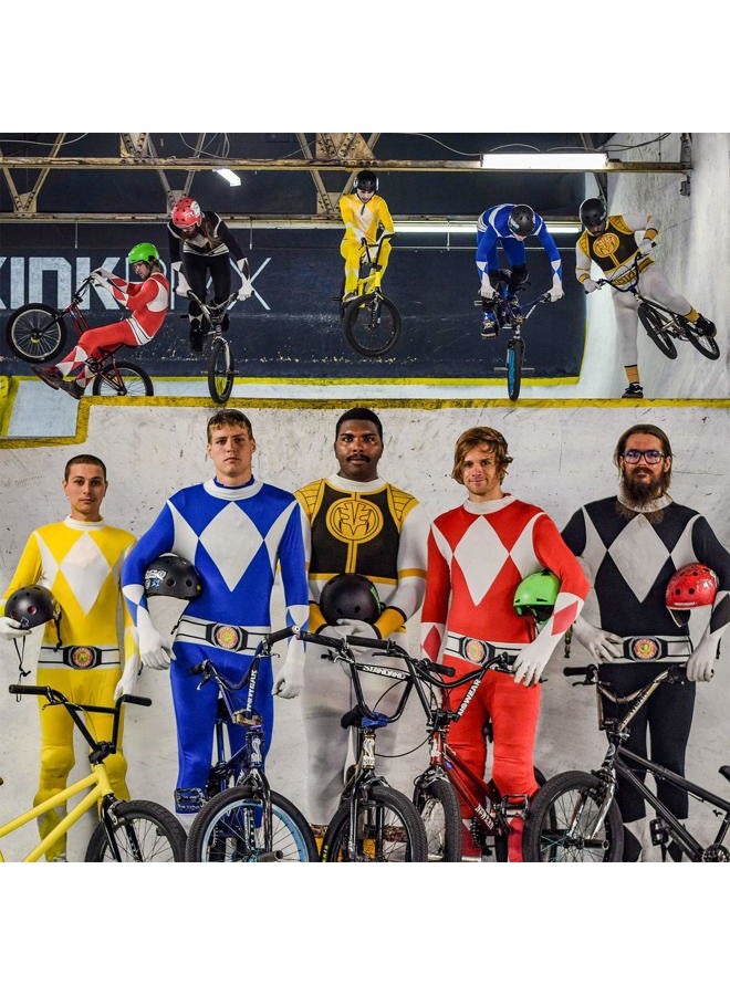 Morphsuits Men's Power Rangers Adult Sized Costume, White, L UK - Image 4