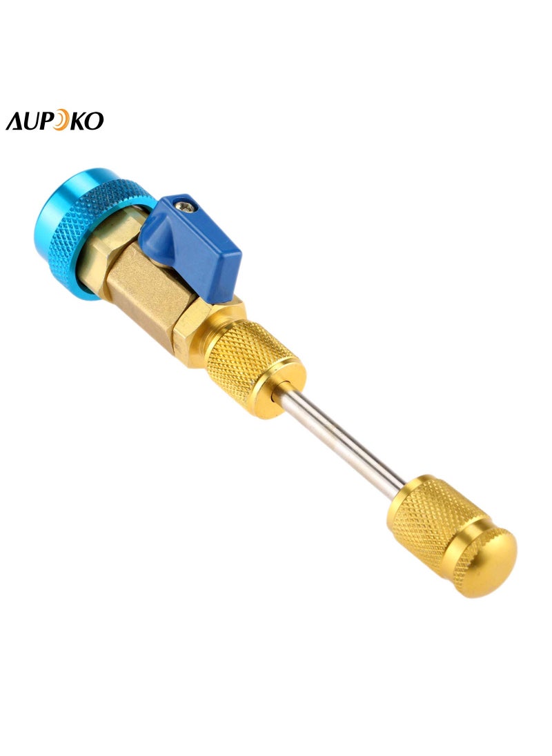 Aupoko R134A R12 Valve Core Quick Remover Installer, Air Conditioning Adjustable High Pressure (Red) and Low Pressure (Blue) Valve Core Tool, 2 Pack  - Image 5