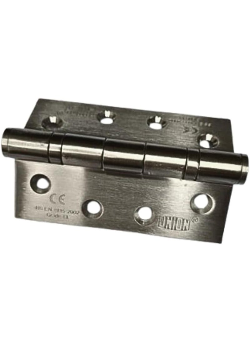 Union 316 Stainless Steel Butt Hinge | 3mm Thick 2 Ball Bearings (102 x 76 x 3 mm) - Image 2