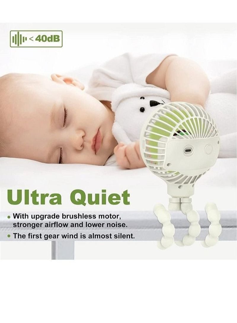Loquat Personal Portable Baby Fan with Flexible Tripod  - Image 5